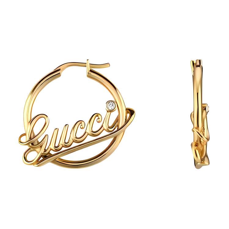 Серьги GUCCI Серьги из металла женские золотые - изображение 2