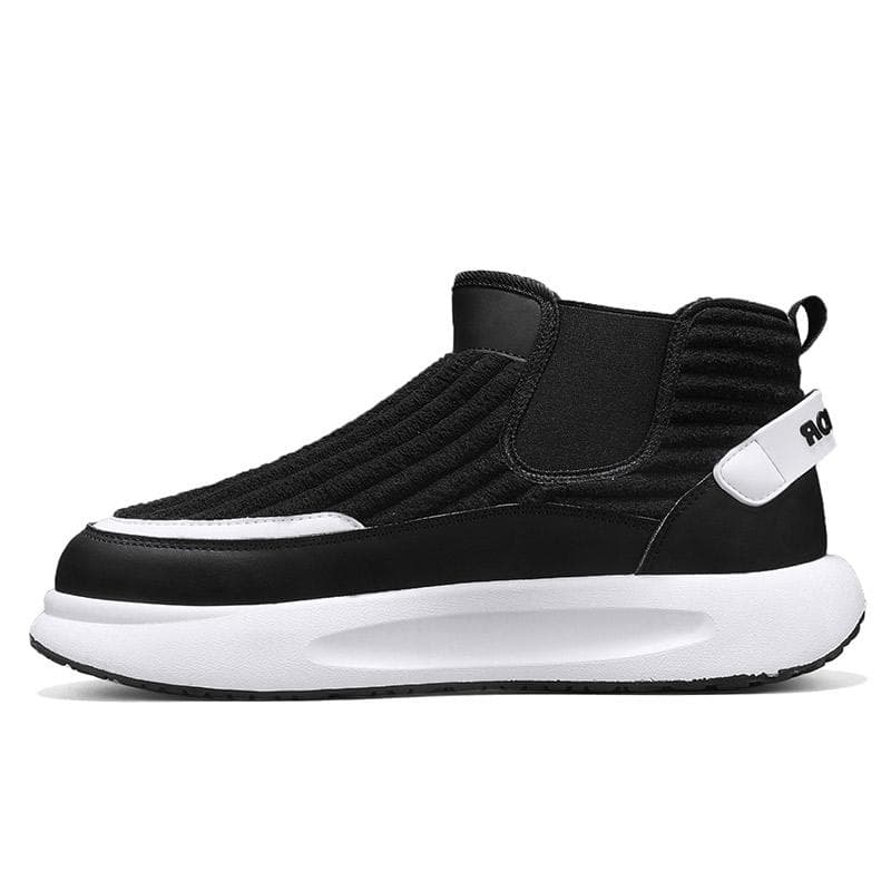 Кроссовки Warrior Slip-On Обувь Без Шнуровки Мода Минималистский Стиль Модный Универсальный Толстый Хлопок с Флисовой Подкладкой - изображение 1