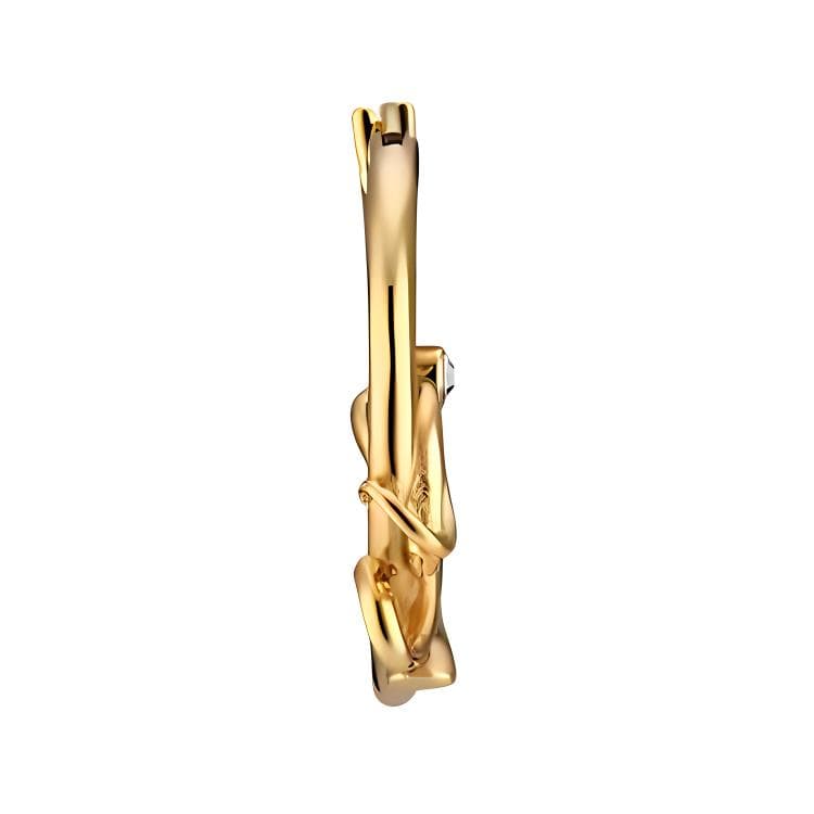 Серьги GUCCI Серьги из металла женские золотые - изображение 3
