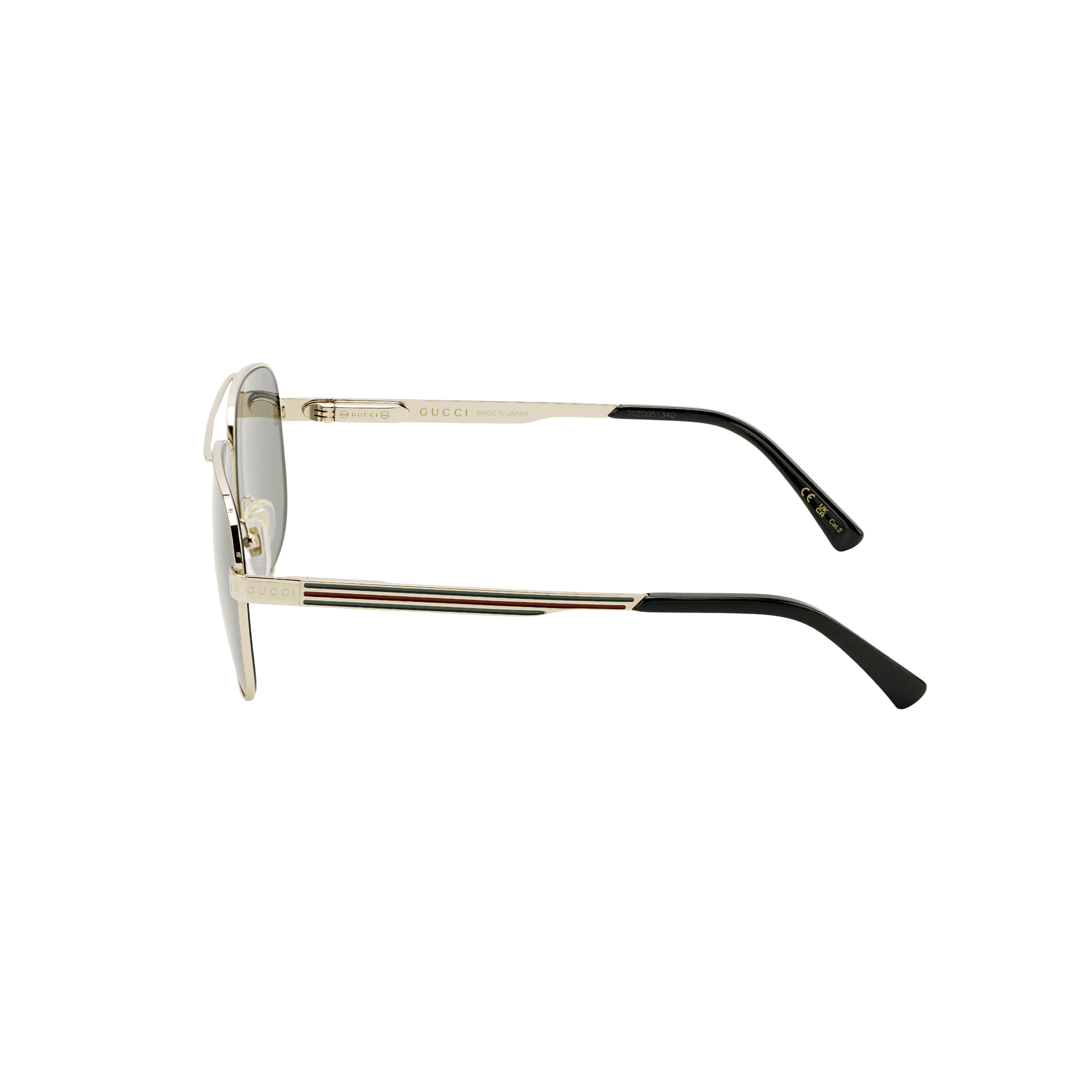 Солнцезащитные очки Gucci Aviator Gold Sunglasses - изображение 3