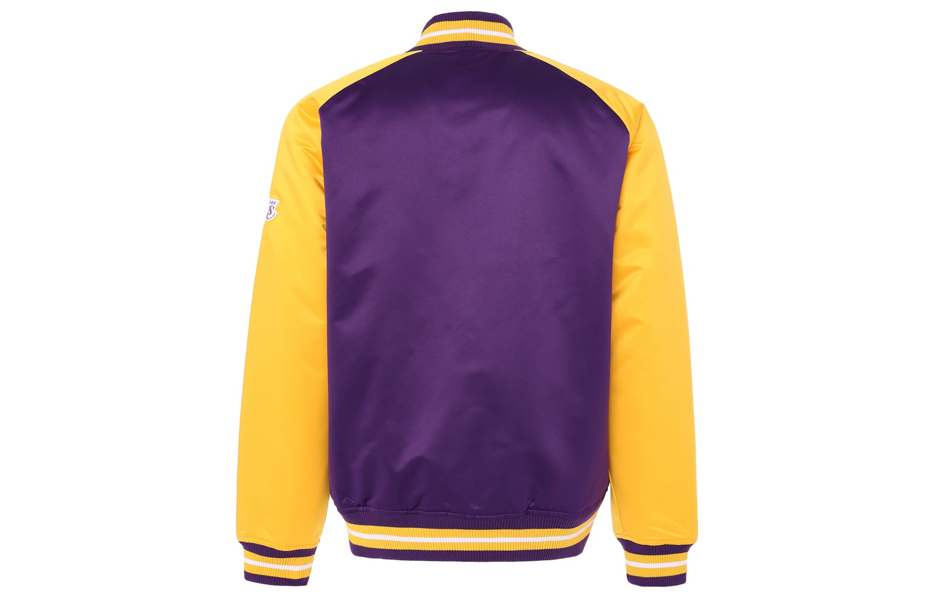 Куртка Mitchell & Ness FW21 NBA Los Angeles Lakers Satin Jacket Purple Yellow - изображение 6