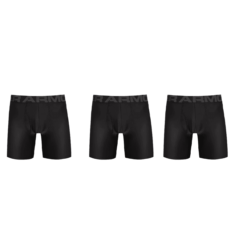 Трусы Under Armour Боксеры Мужские 3 упаковки Черные - изображение 1