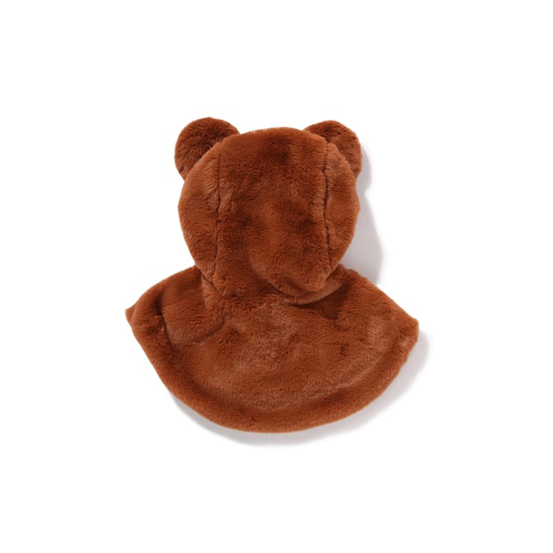 A BATHING APE Полиэстер капюшоны и плюшевые шапки детский кофе - изображение 3