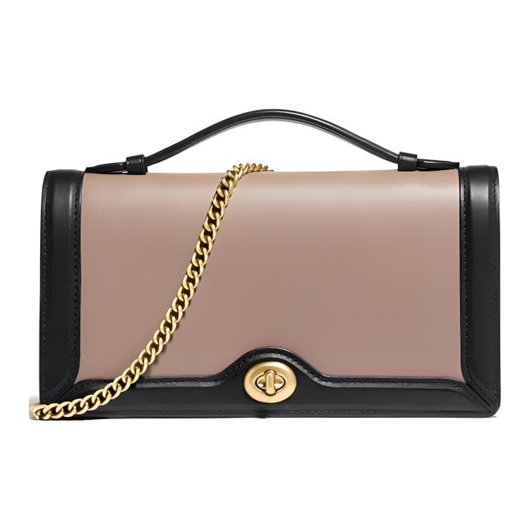 Сумка COACH Riley Mini Black Beige - изображение 1