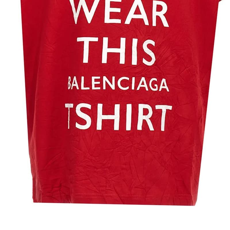 Футболка Balenciaga FW24 T Рубашка Женская Красная - изображение 6