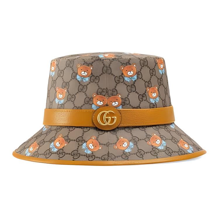 Панама Gucci KAI Teddy Bear Bucket Hat - изображение 1