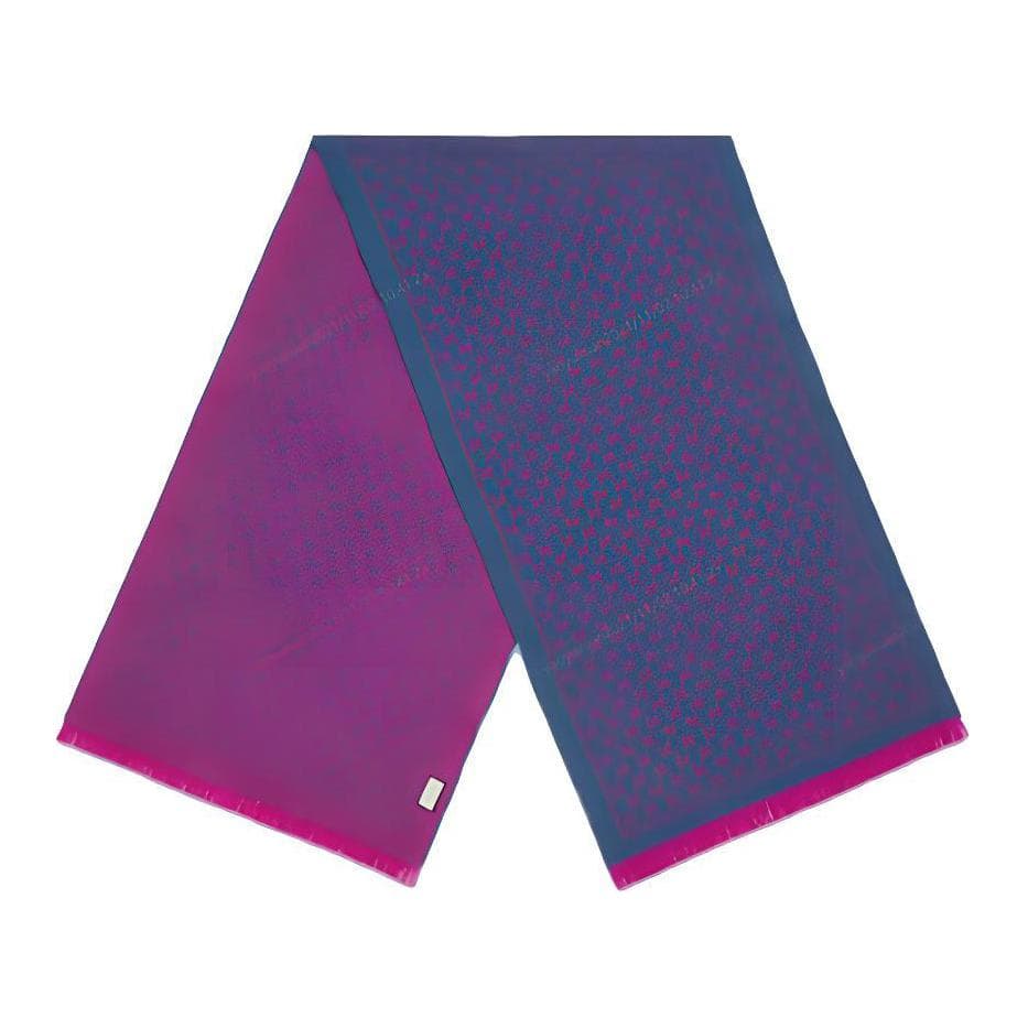 Шарф Gucci Classic GG Wool Scarf Pink Blue - изображение 5