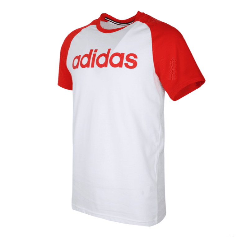 Футболка Adidas Neo Y CE T Рубашка Мужская Белая Красная - изображение 3