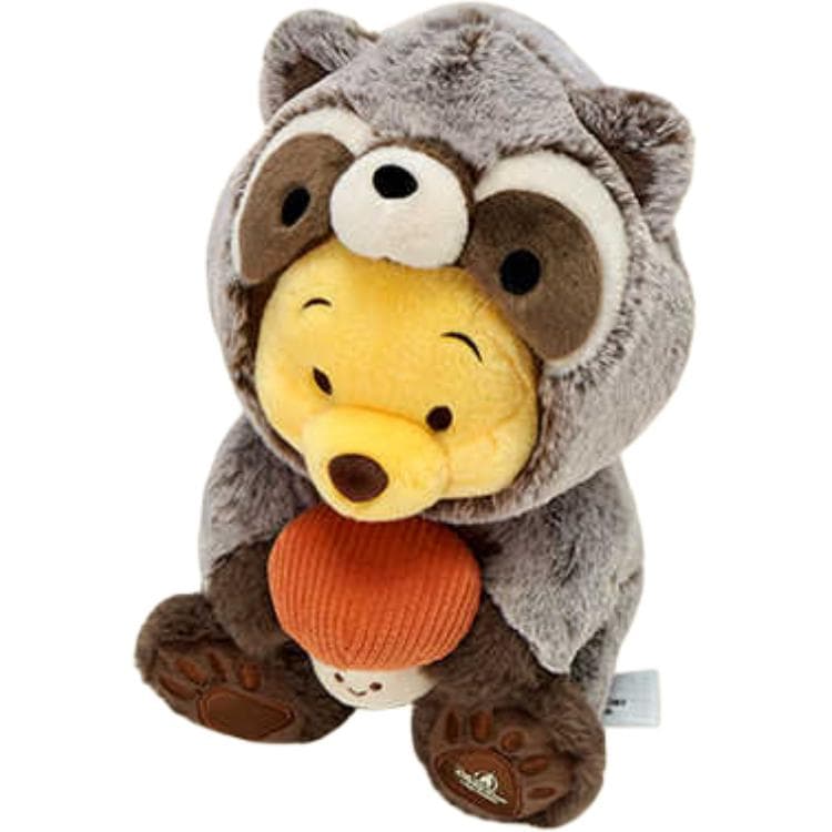 Мягкая игрушка Коллекция Disney Winnie The Pooh Енот Исцеление Кукла Мягкая Игрушка Шанхайский Дисней H23см - изображение 3