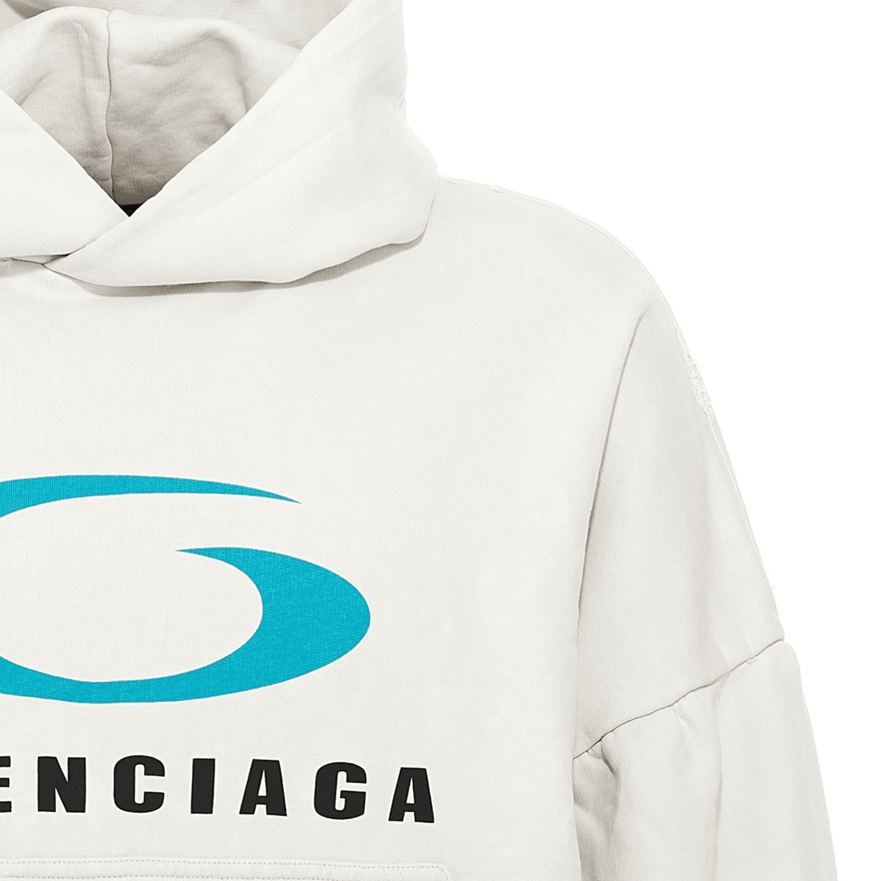 Худи Balenciaga Худи-ханьфу платье стандартный крой унисекс белый - изображение 3