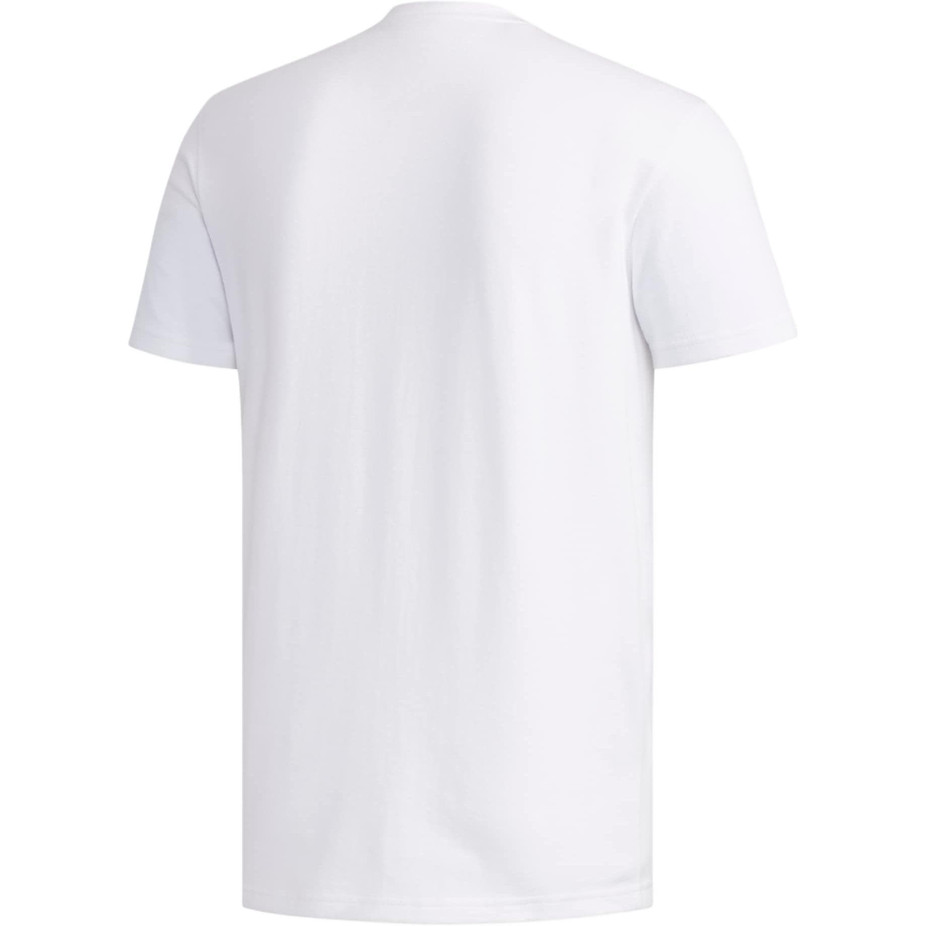 Футболка ADIDAS NEO Белый Мужской T-Рубашки - изображение 2