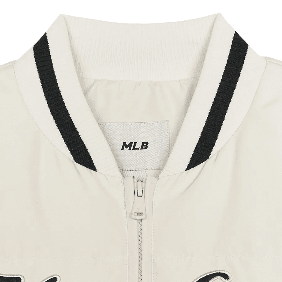 Зимняя куртка MLB Varsity New York Yankees Пуховик Унисекс Белый - изображение 3