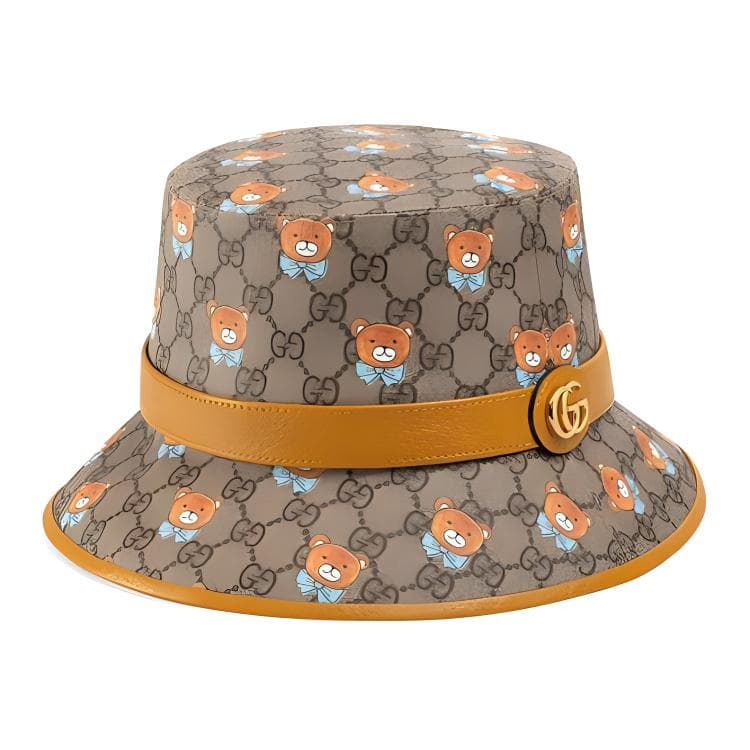 Панама Gucci KAI Teddy Bear Bucket Hat - изображение 2