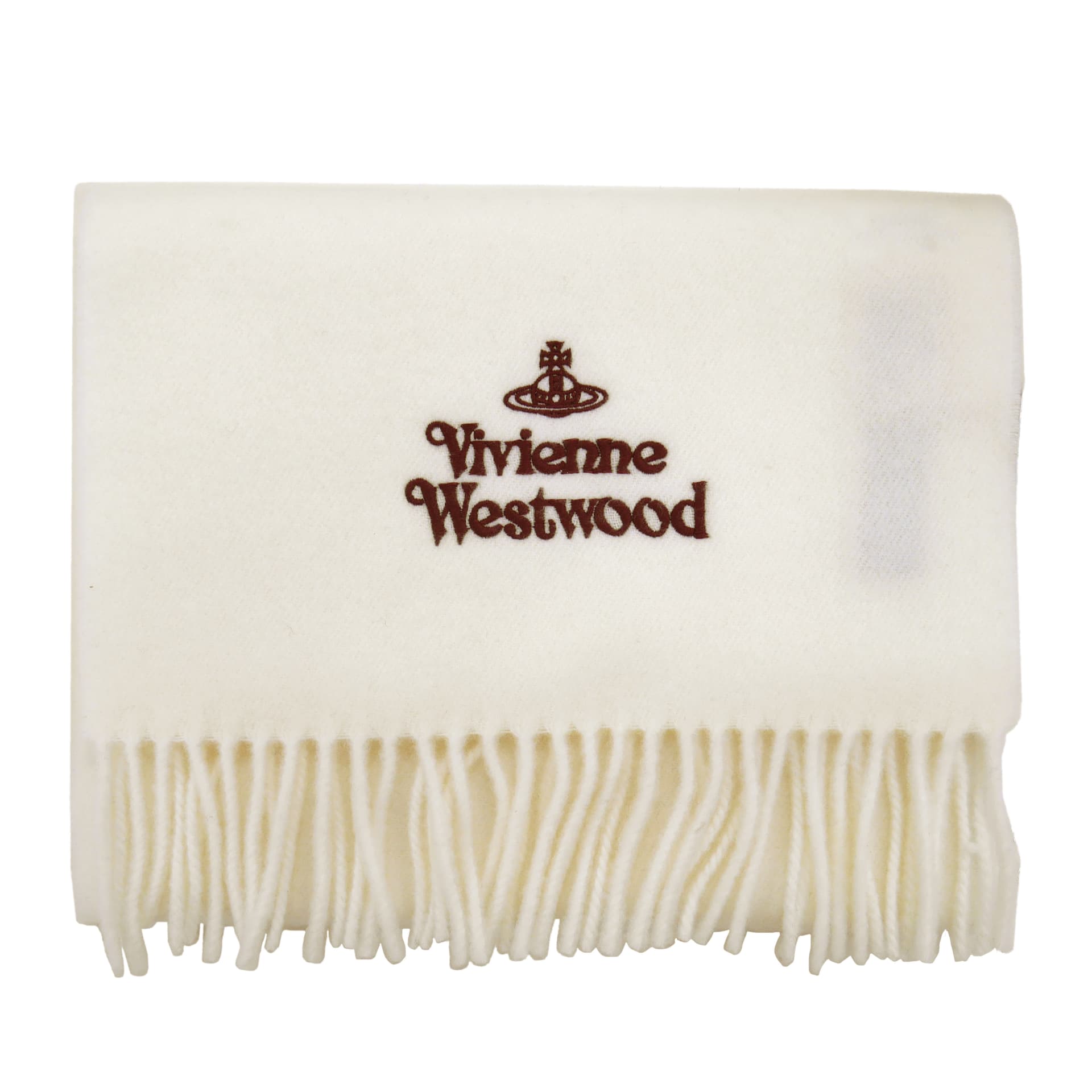 Шарф Вивьен Вествуд Wool Knit Платки Women's White - изображение 2