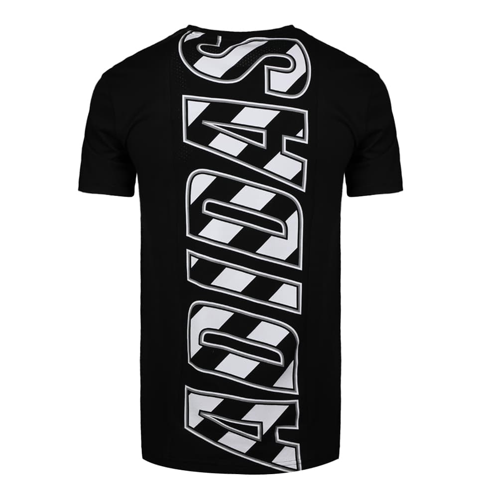Футболка Adidas Neo Y Fav Tee 3 T Рубашка Мужская Черная - изображение 2