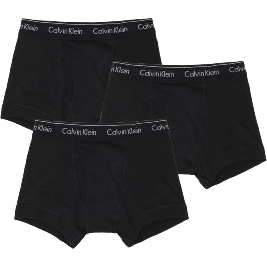 Трусы Calvin Klein Мужское нижнее белье 3 штуки черное - изображение 1