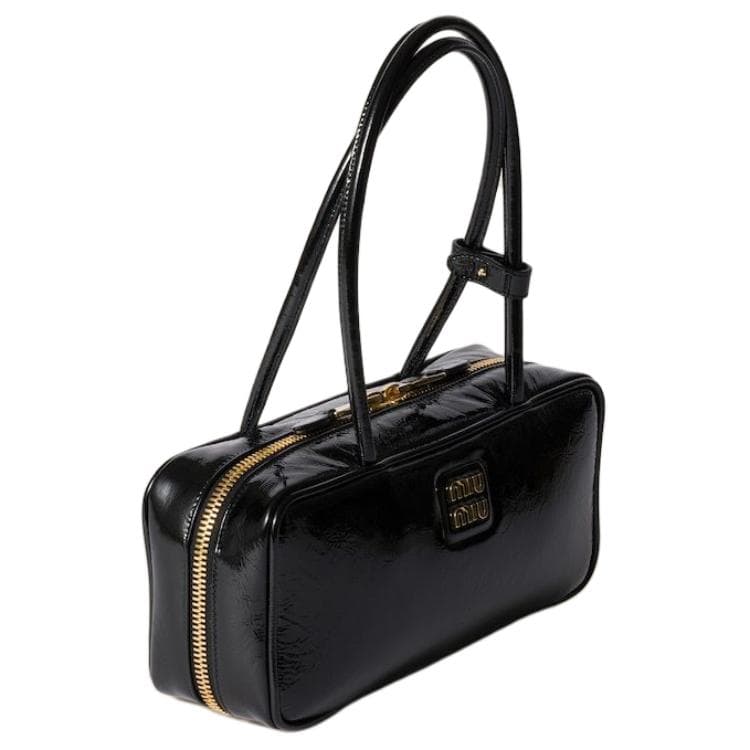 Мини-сумка Miu Miu Leather Shoulder Bag Black - изображение 2