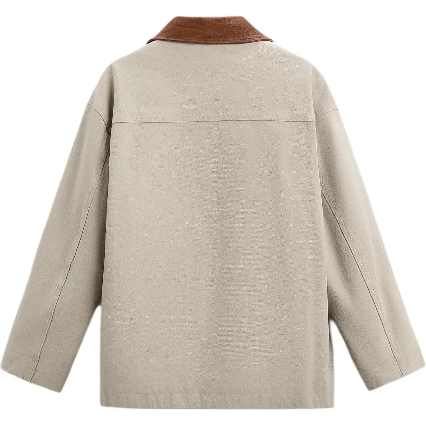 Куртка ZARA Colorblock Collar Jacket - изображение 2