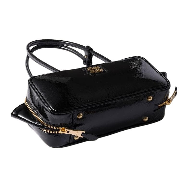 Мини-сумка Miu Miu Leather Shoulder Bag Black - изображение 4