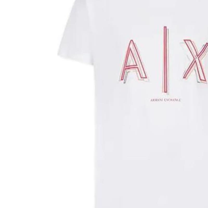 Футболка ARMANI EXCHANGEAE Стандартная (Обычная) T-Рубашка Женская Белая - изображение 2