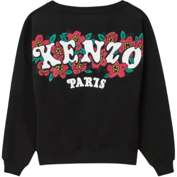 Худи KENZO FW24 Толстовка Женская Черная - изображение 2