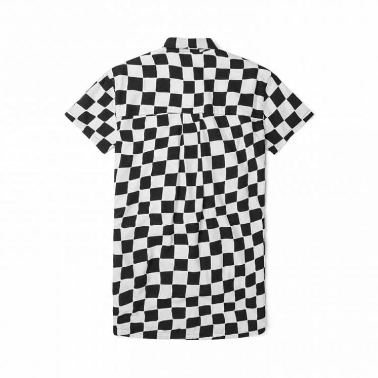 Платье Vans Короткое платье с короткими рукавами женское черное и белое - изображение 2