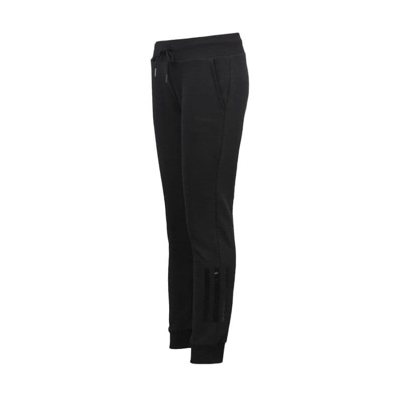 Штаны Adidas Neo Graphic TP Вязаные Тренировочные Штаны Женские Черные - изображение 2