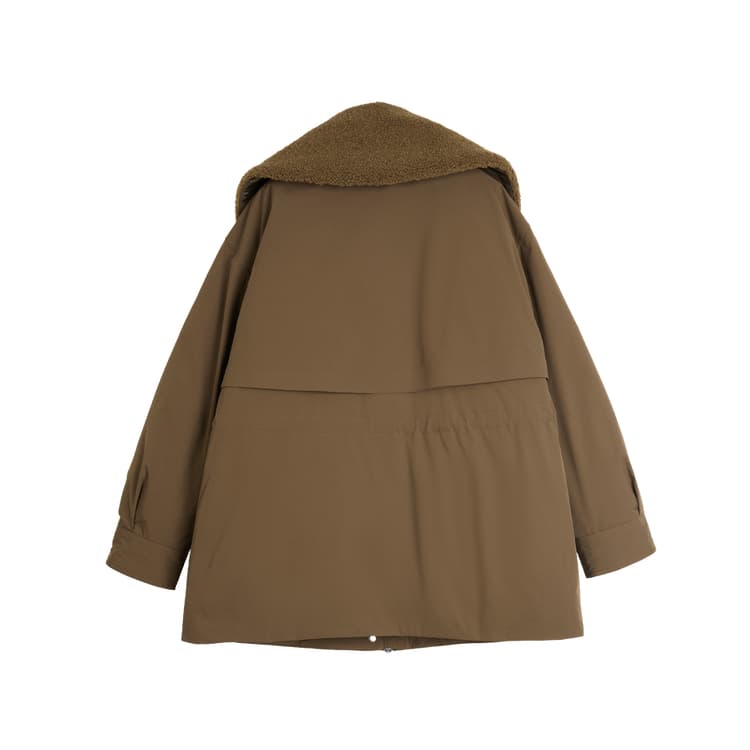 Пуховик ELLE Пуховик Женский Кофейный - изображение 2