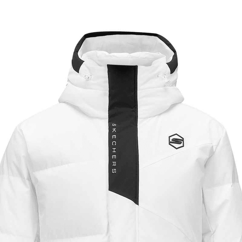Зимняя куртка Skechers Comfortable Sports Collection Мужской пуховик ярко-белый - изображение 4
