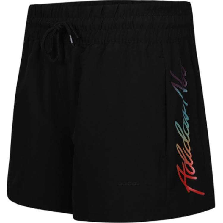 Шорты Adidas Neo M CS RNBW SH Повседневные шорты Женские Черные - изображение 3