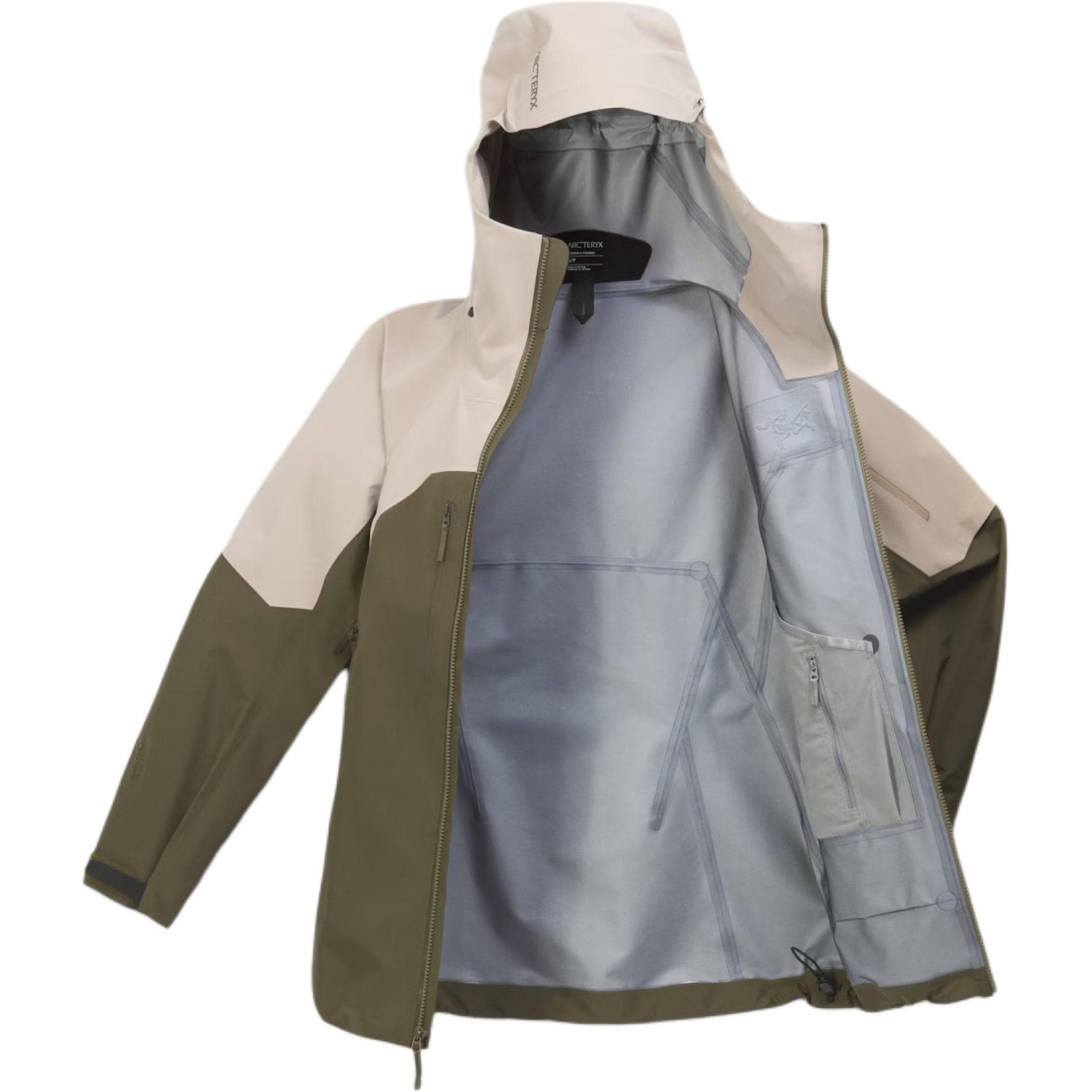 ARC'TERYX Rush Ветровка Женская Зеленая Абрикосовая - изображение 3