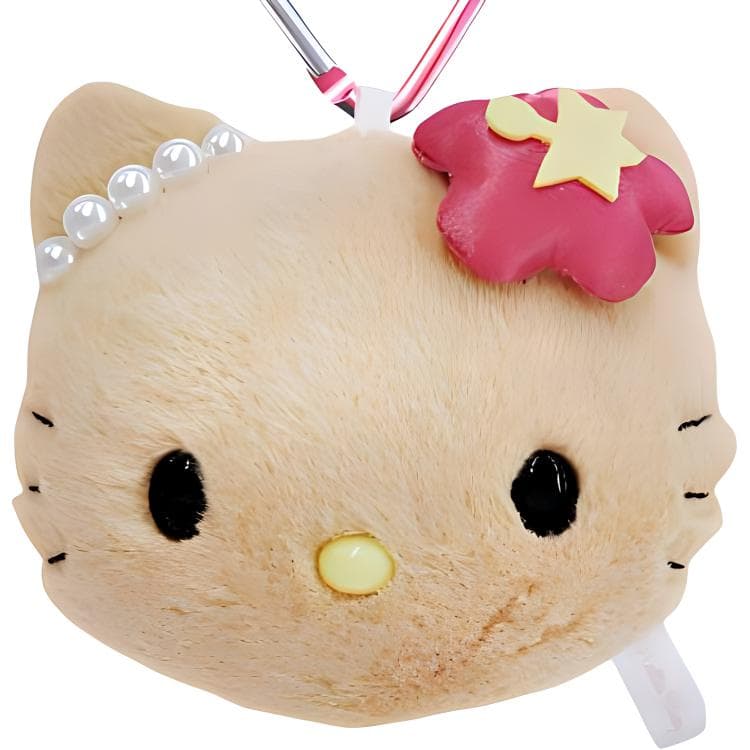 Санрио Hello Kitty Любовь Богиня TIANSHIXILIE Гибискус Сердце Застежка Зеркальце Брелок Подвески аниме-тематика - изображение 4