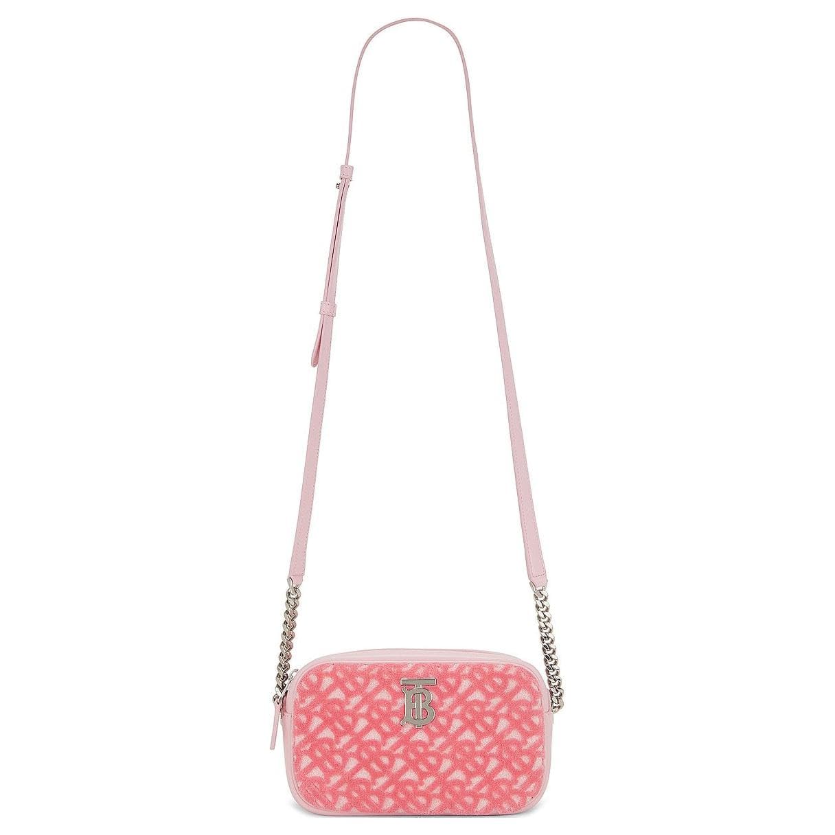 Мини-сумка Burberry Lola Camera Bag TB Logo Matte Chain Pink - изображение 2