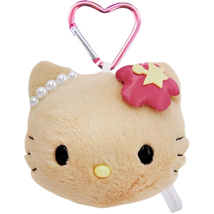 Санрио Hello Kitty Любовь Богиня TIANSHIXILIE Гибискус Сердце Застежка Зеркальце Брелок Подвески аниме-тематика - изображение 2