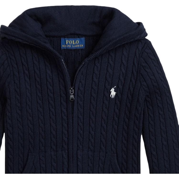 Polo Ralph Lauren Свитер Классическая версия Темно-синий Детский Возраст 3-7 лет - изображение 4