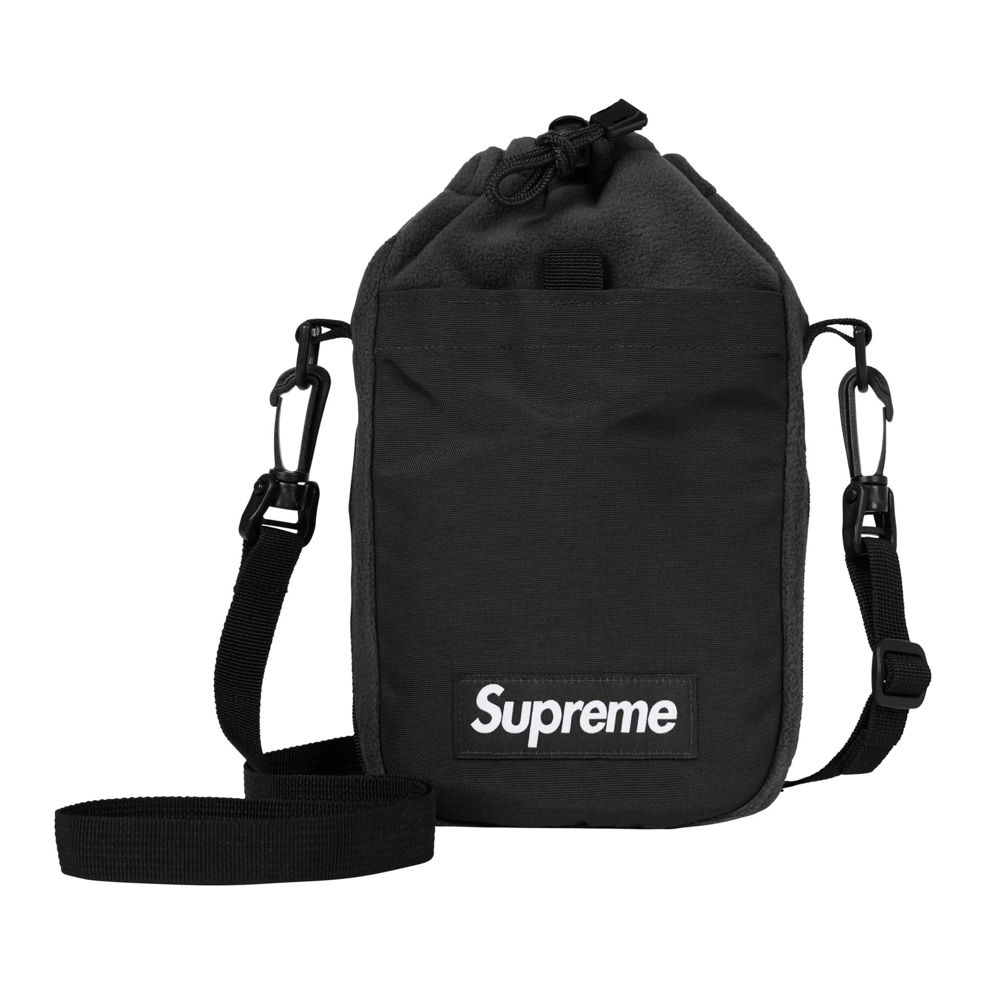Сумка через плечо Supreme POLARTEC Шерсть Сумка через плечо Унисекс Черная - изображение 1