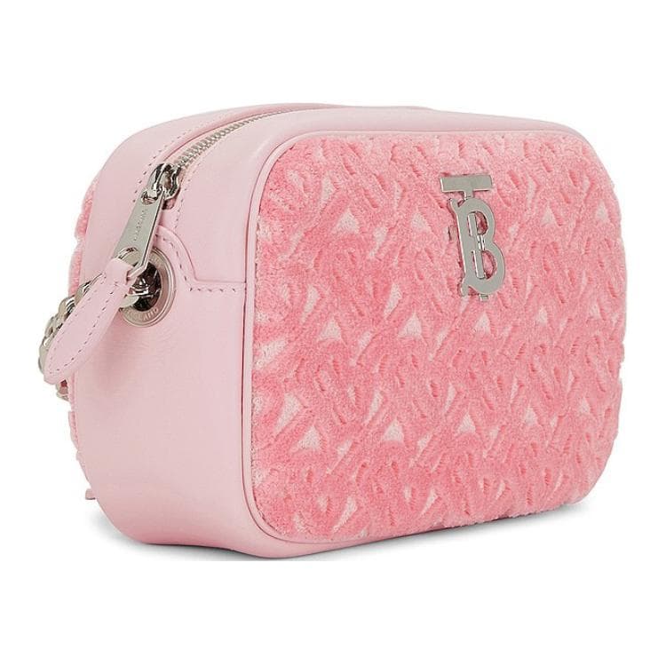 Мини-сумка Burberry Lola Camera Bag TB Logo Matte Chain Pink - изображение 3