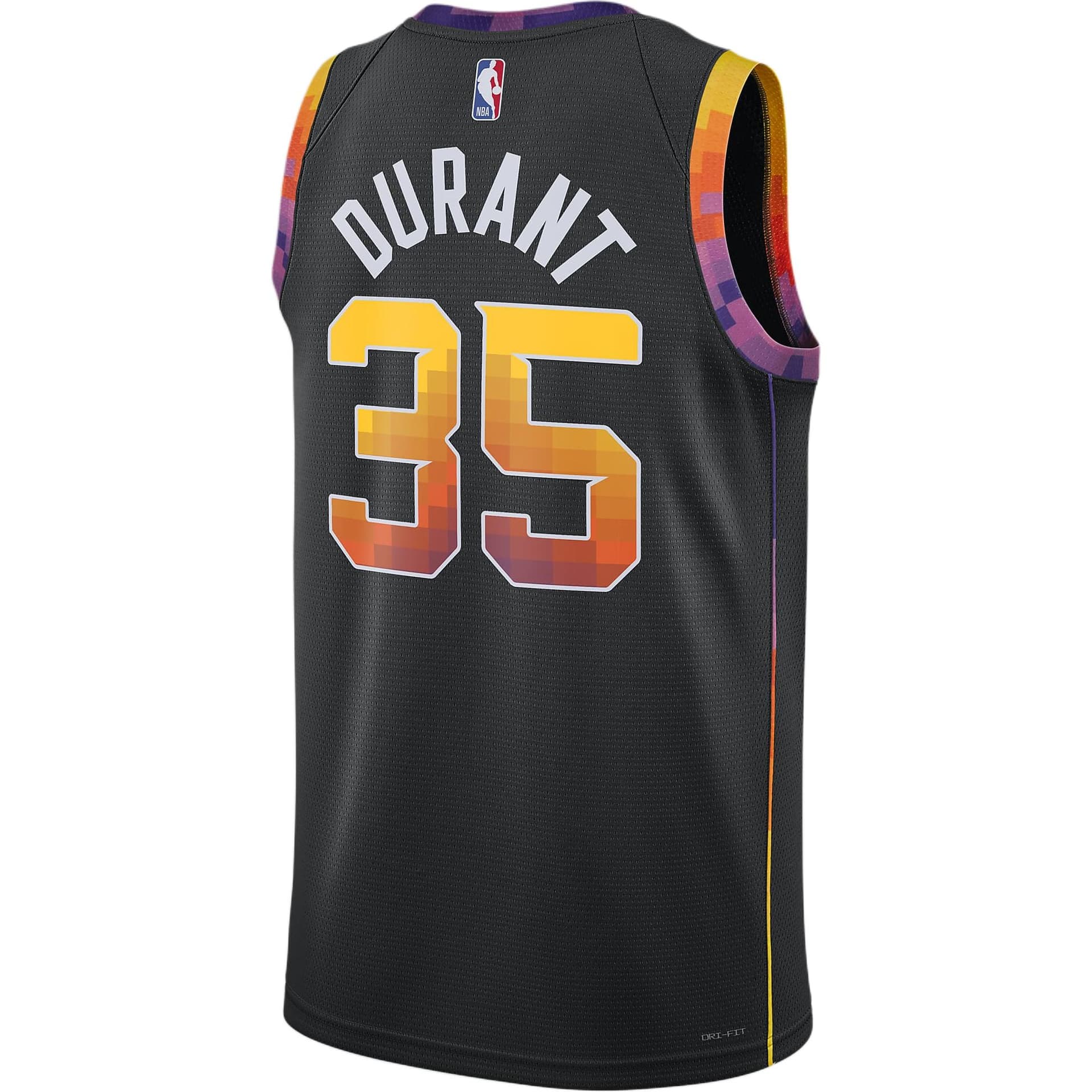 Баскетбольная майка Nike Dri-Fit NBA Swingman Phoenix Suns Durant Black - изображение 2