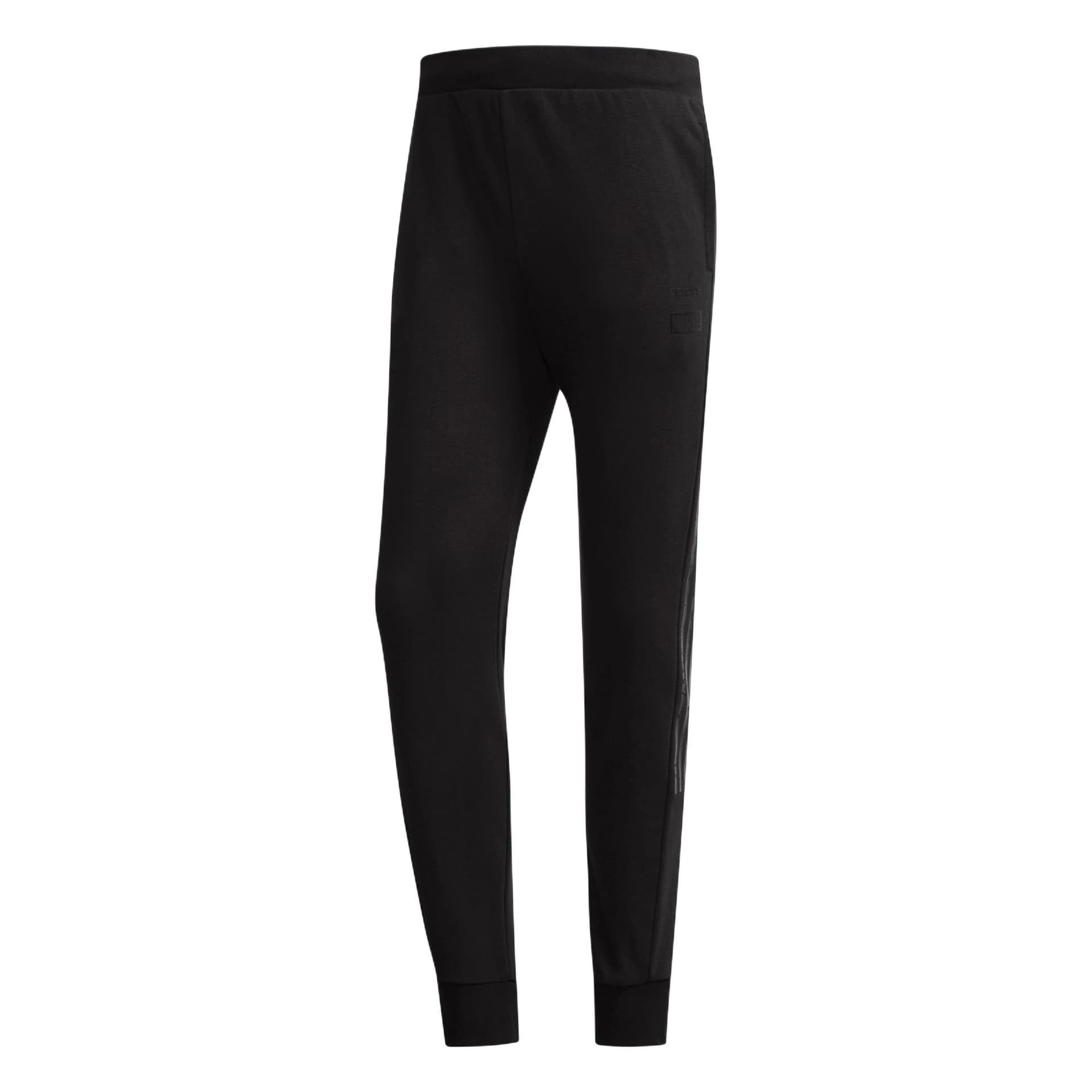 Штаны Adidas Neo Вязаные Спортивные Брюки Мужские Черные - изображение 1