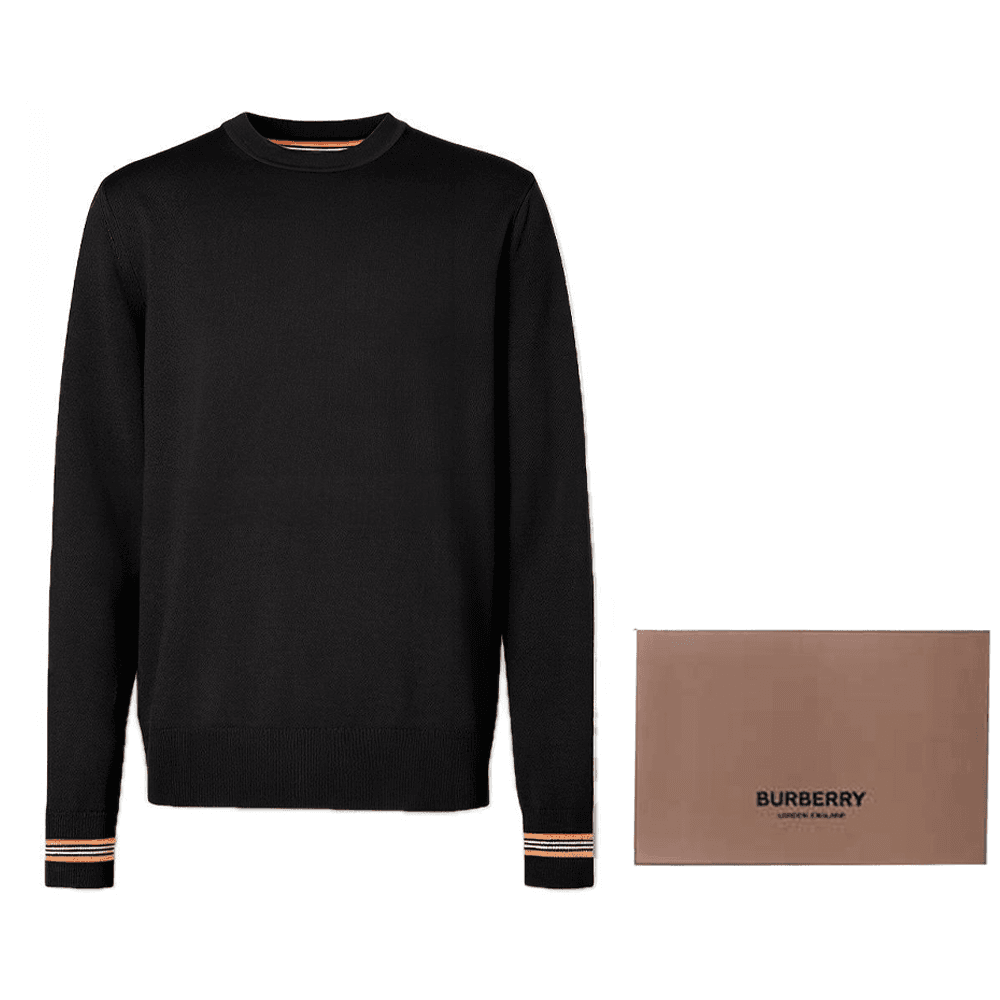 Кофта Burberry Sweater Black - изображение 6