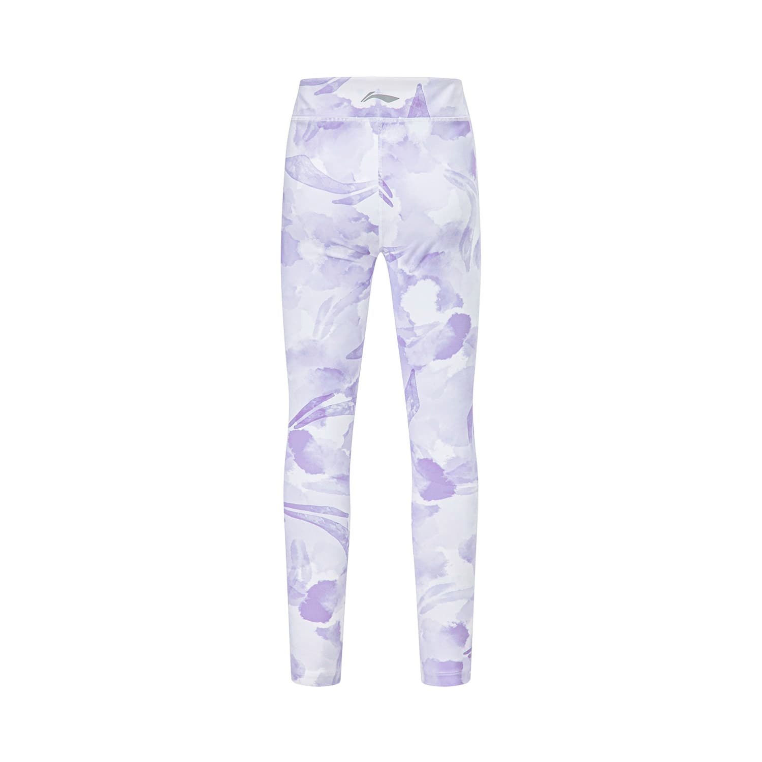 Li NING Young Спортивные трикотажные брюки Overall Fitness Полный принт Фиолетовый Чернила Full Of Печатная гравюра - изображение 2