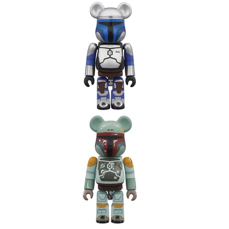 BE@RBRICK Star Wars Jango Fett Boba Fett 100%+100% - изображение 4