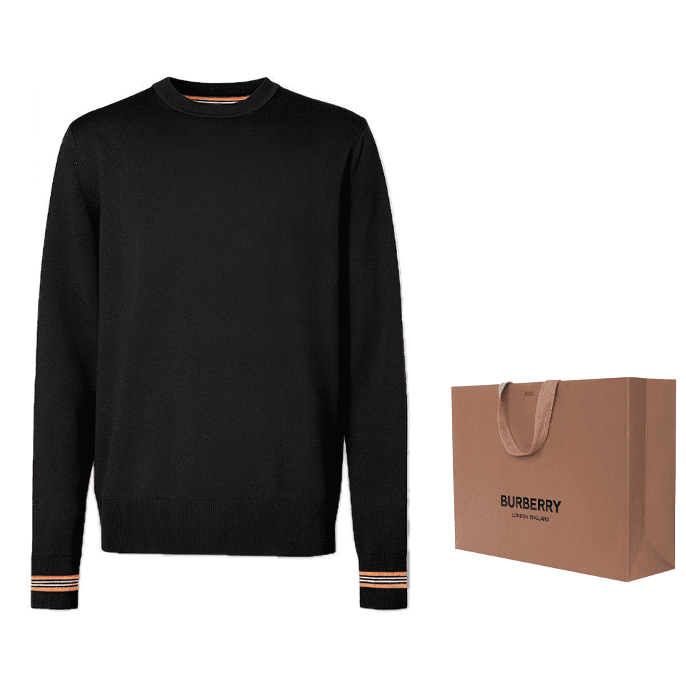 Кофта Burberry Sweater Black - изображение 5