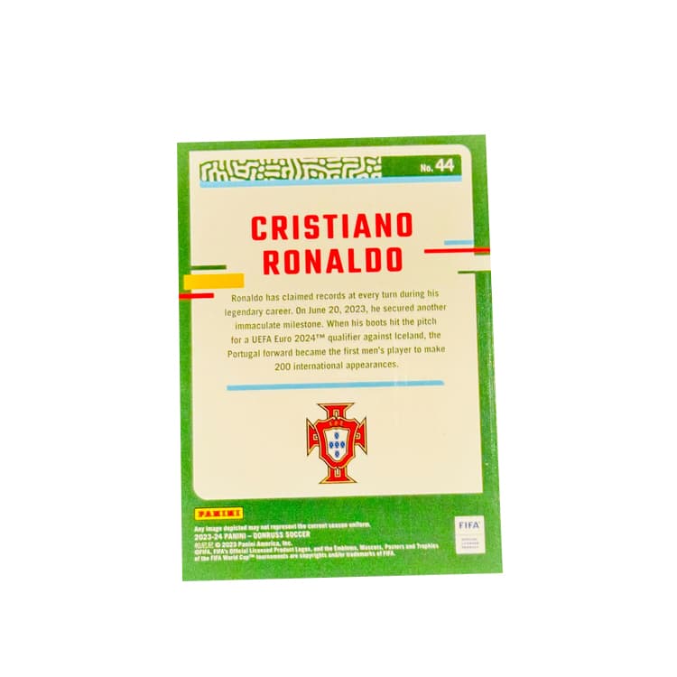 Коллекционные карточки PANINI CRISTIANO RONALDO CRISTIANO RONALDO Португалия HUANGJIAMADELI D Ширина корпуса Основа Звезда Карта - изображение 2