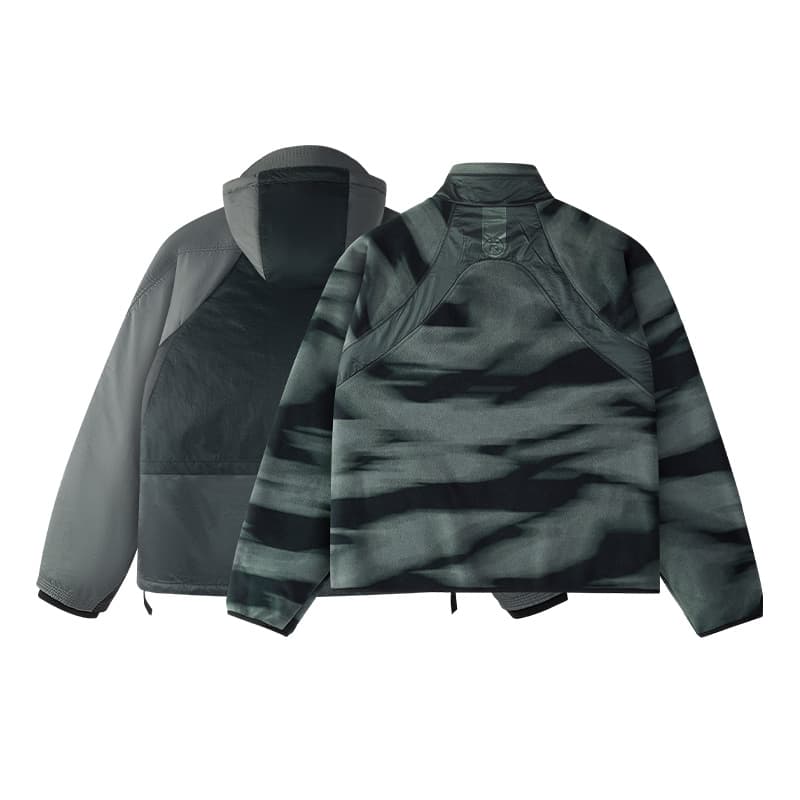 Зимняя куртка пуховик FILA FUSION X FILA X NEMEN Хлопковый пуховик Мужской Шикарный черный - изображение 2