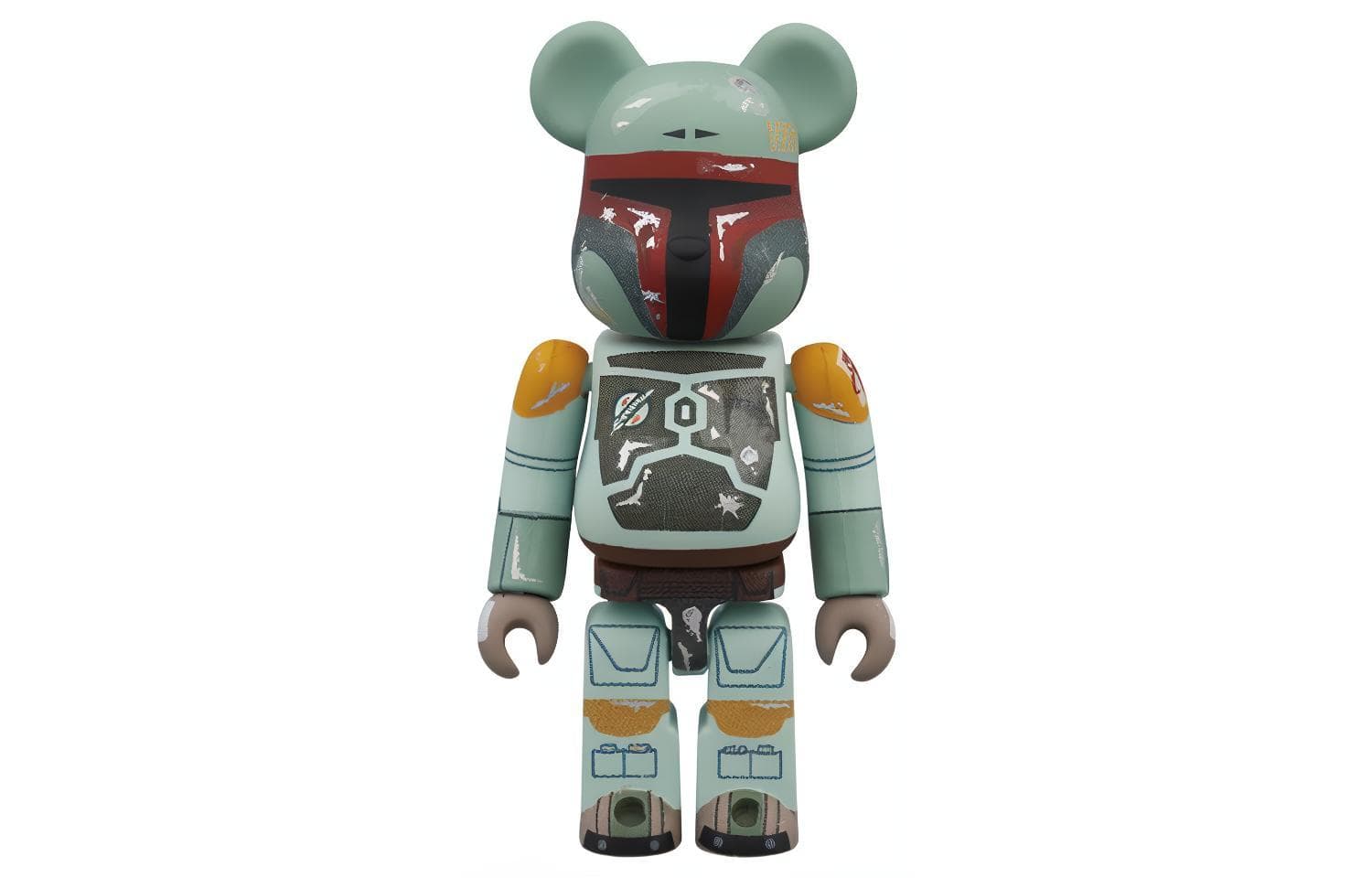 BE@RBRICK Star Wars Jango Fett Boba Fett 100%+100% - изображение 3