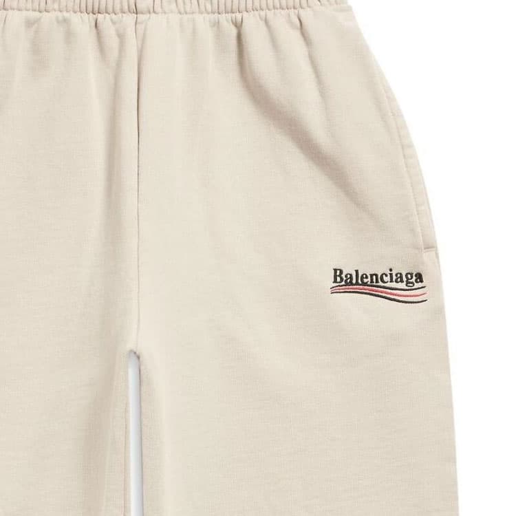 Balenciaga Political Campaign Sweatpants Beige - изображение 3