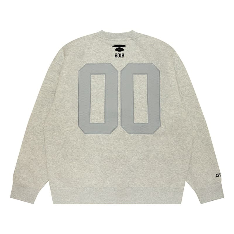 Кофта Aape Crewneck Sweatshirt White - изображение 2