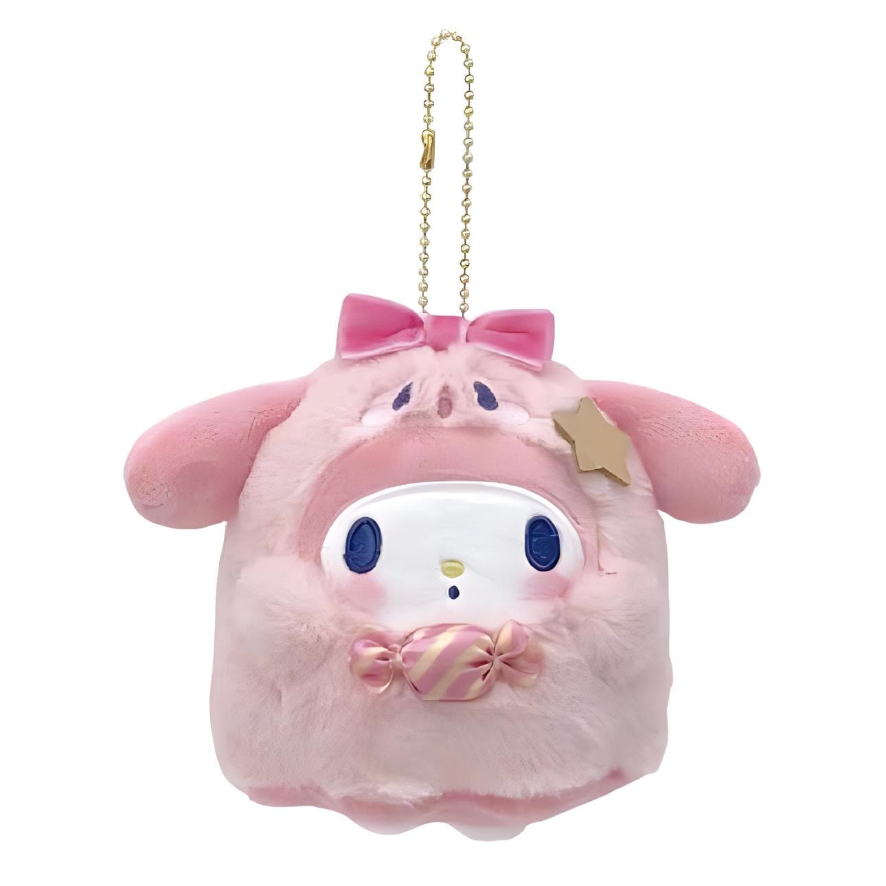 Санрио My Melody Хэллоуин Призрак Конфетный Цвет Кукла Плюшевая Украшение Тело Длина 11 см - изображение 1