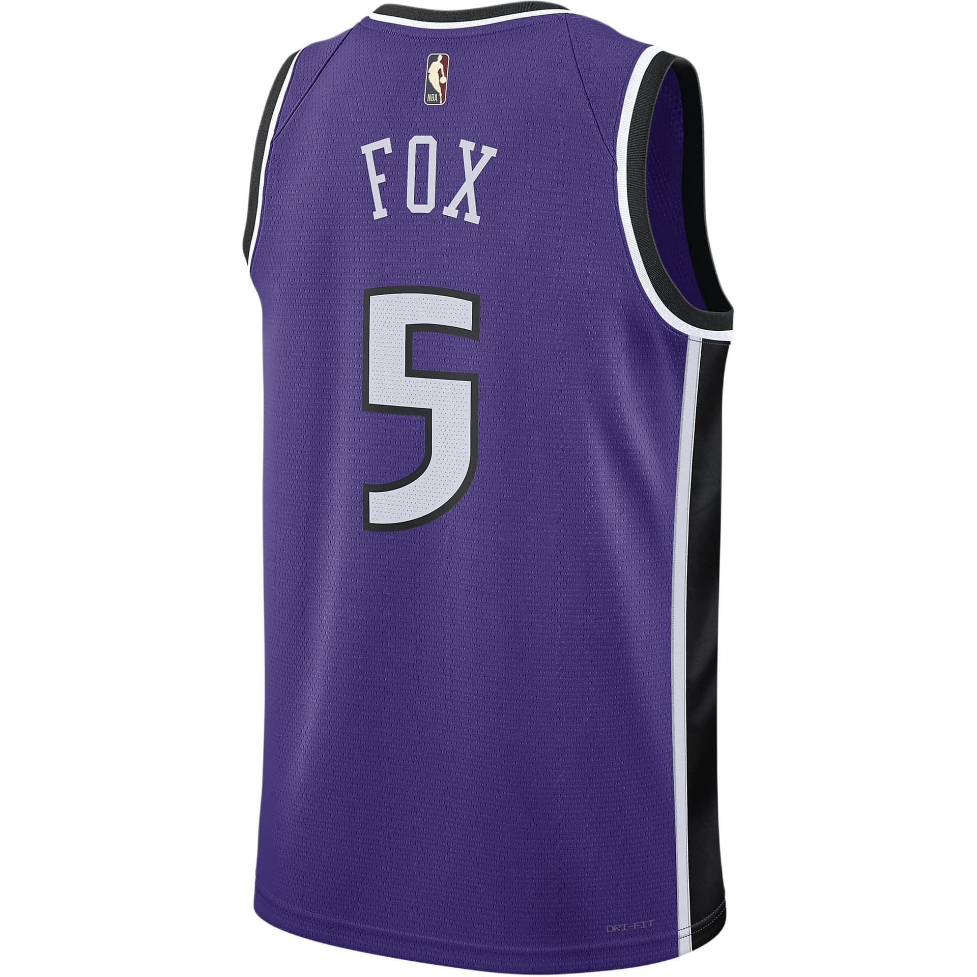 Баскетбольная майка Nike x NBA Dri-Fit Sacramento Kings De'Aaron Fox Hardwood Classics - изображение 2